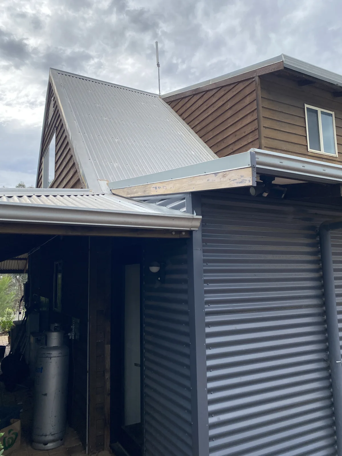Roofline and exterior finished