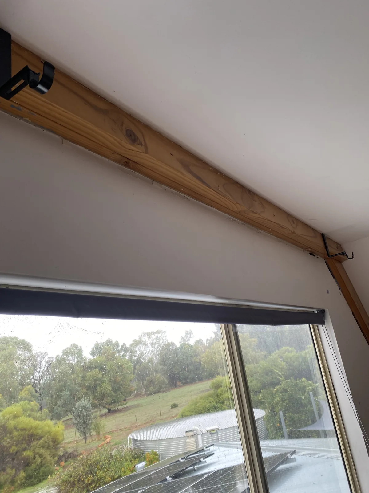 Beam and window finished