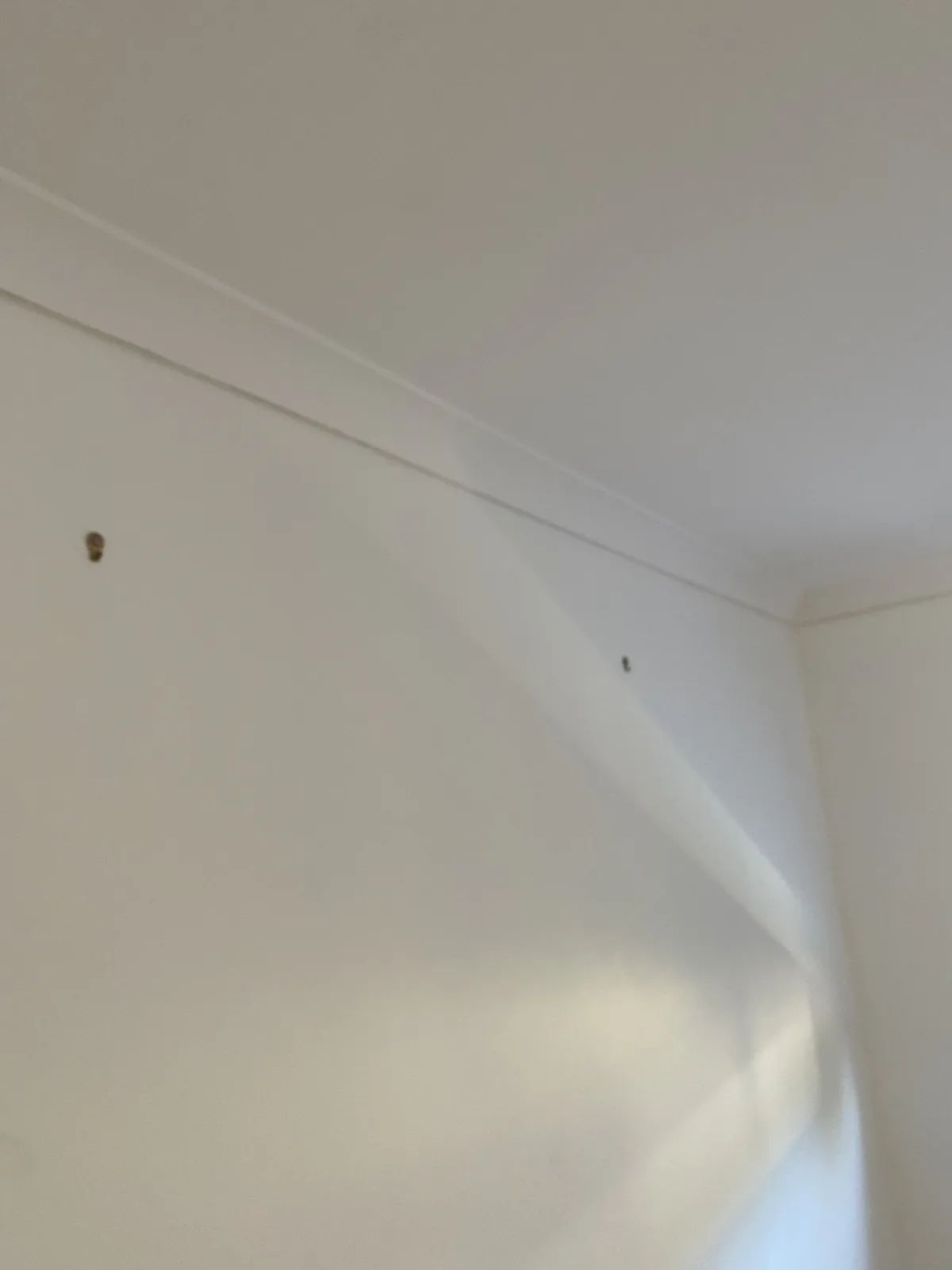 Crisp ceiling line finished